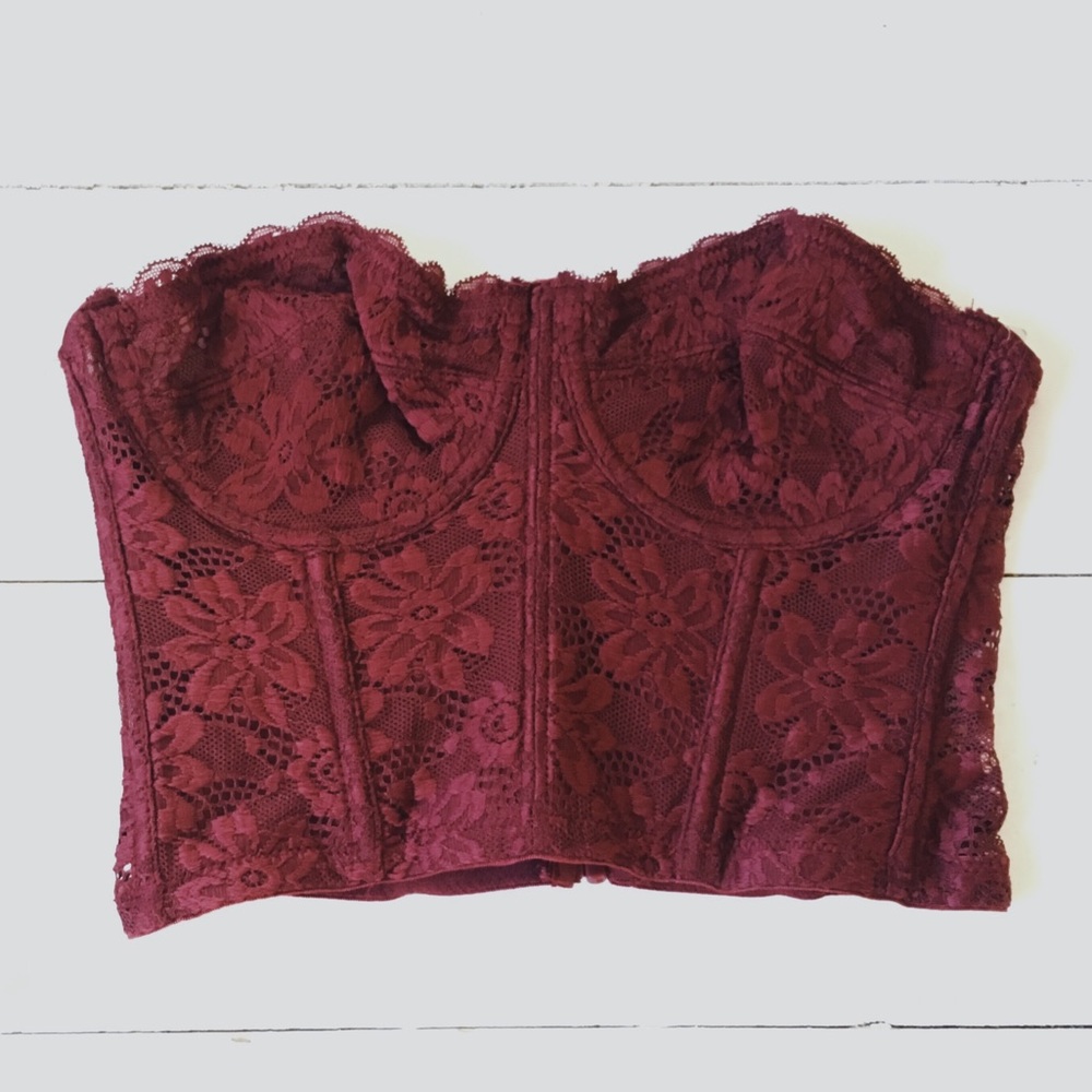 Out From Under // Corset Style Lace Bralette